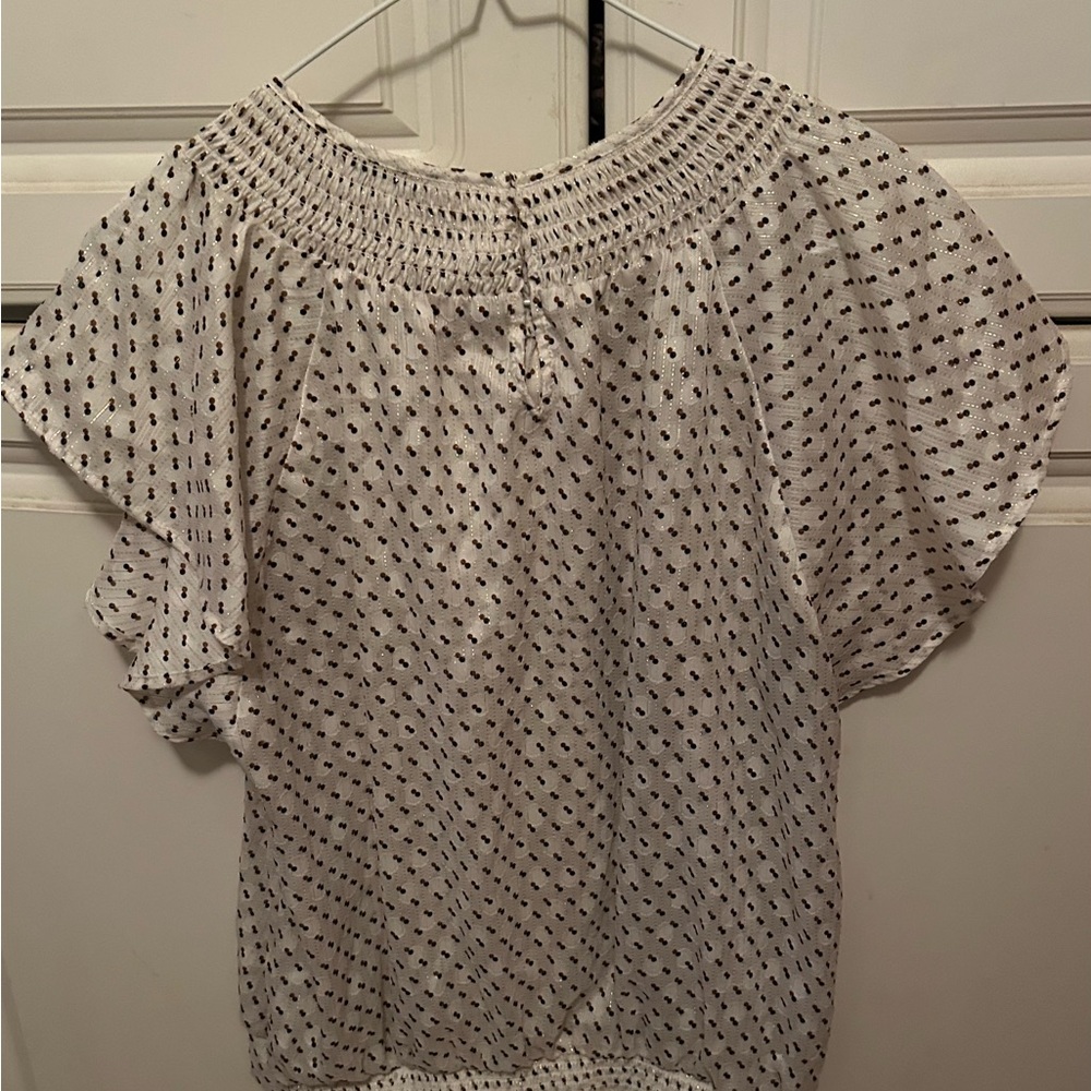 Express  Polka Dot Women's Top